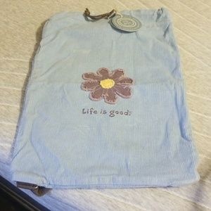 Life is Good Corduroy backpack